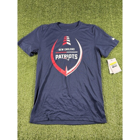 Nike Other - NWT Men's S Nike Dri-Fit Tee NFL New England Patriots Long Sleeve T-Shirt Blue